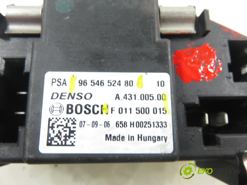CITROEN C4 Picasso I (UD_) MINIVAN 2008 80,00 1.6 HDi 16V 109 - 9HZ 1560,00 rezistor / reostat kúrenia 9654652480 ; F011500015
