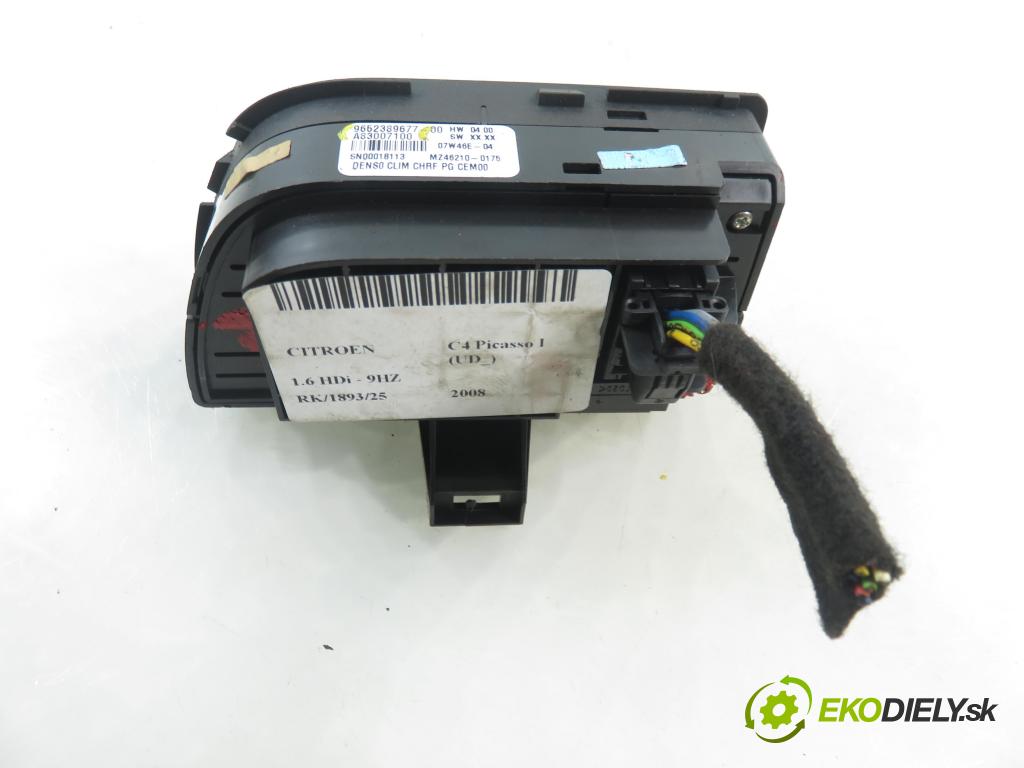 CITROEN C4 Picasso I (UD_) MINIVAN 2008 80,00 1.6 HDi 16V 109 - 9HZ 1560,00 Panel kúrenia KLIMATIZACE: 9652389677