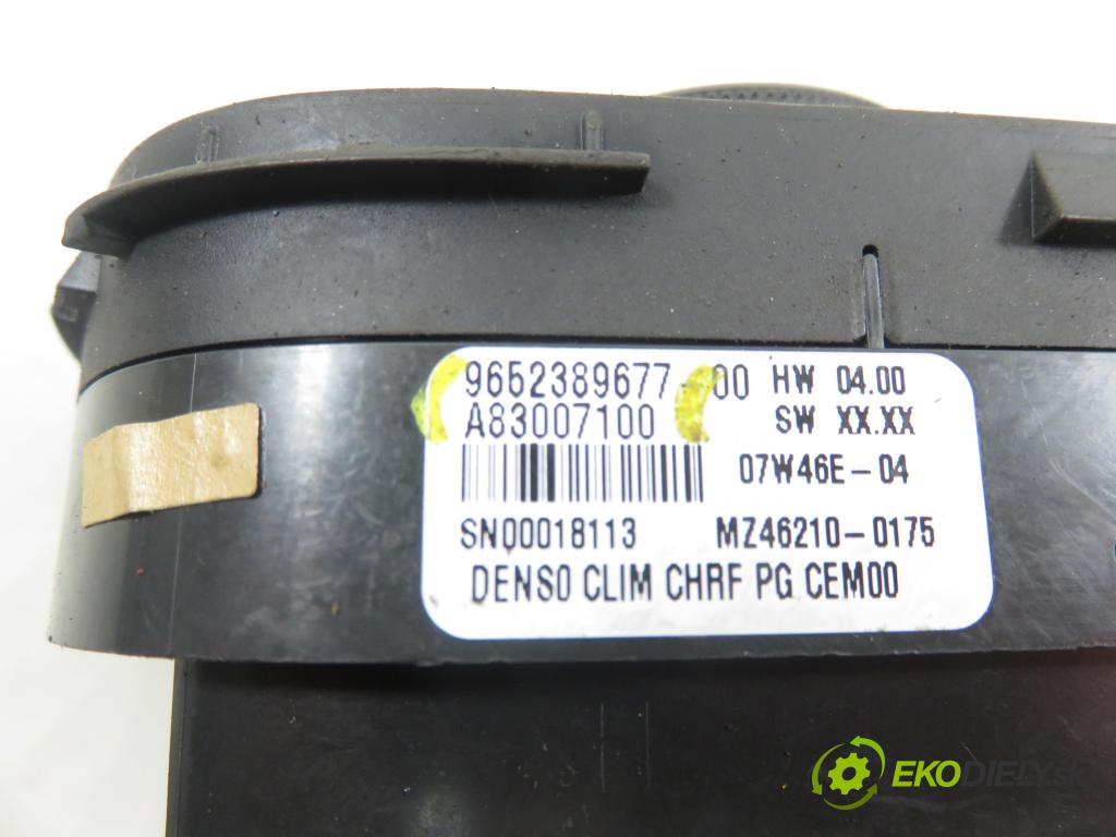 CITROEN C4 Picasso I (UD_) MINIVAN 2008 80,00 1.6 HDi 16V 109 - 9HZ 1560,00 Panel kúrenia KLIMATIZACE: 9652389677