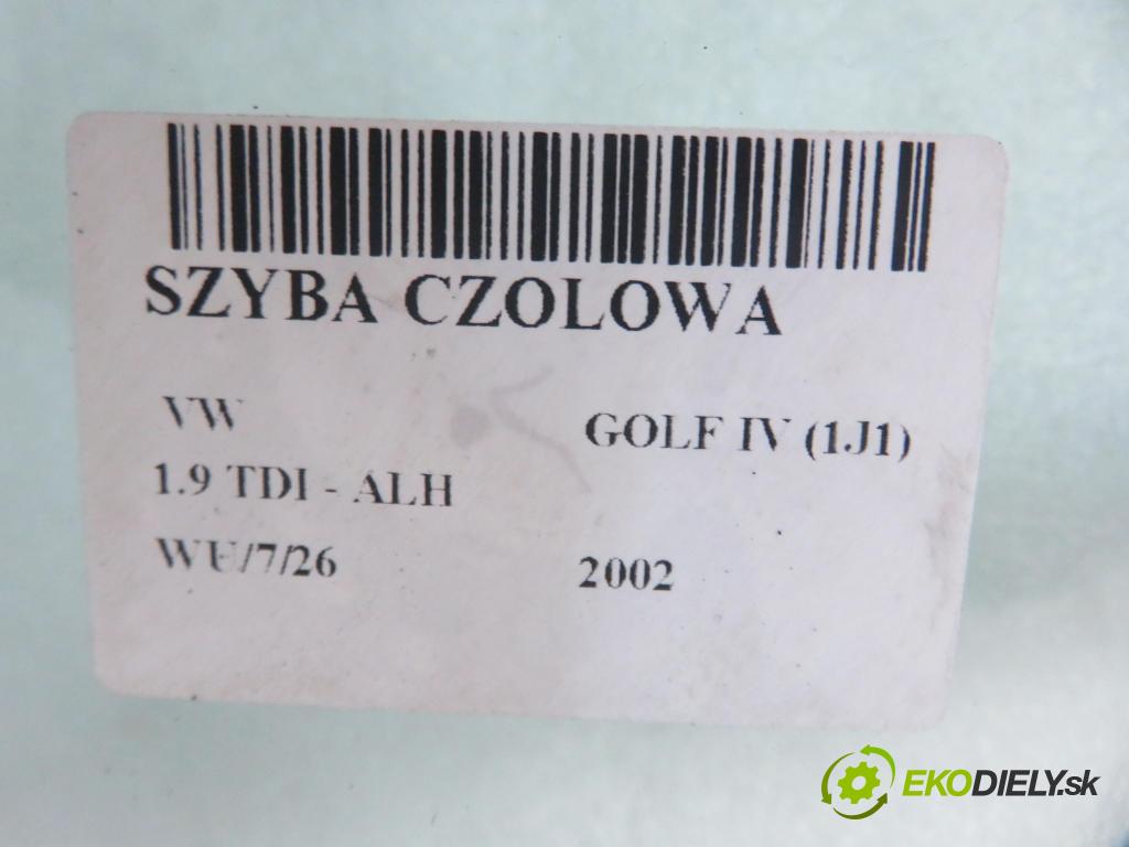 VW GOLF IV (1J1) HB 2002 66,00 1.9 TDI 90 - ALH 1896,00 Okno čelná