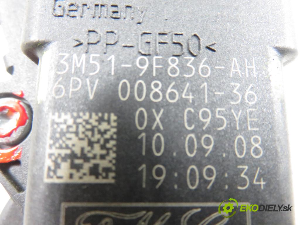 FORD KUGA I SUV 2009 100,00 2.0 TDCi 4x4 - G6DG 1997,00 Potenciometer plynu 3M519F836AH ; 6PV00864136 (Potenciometer plynového pedálu)