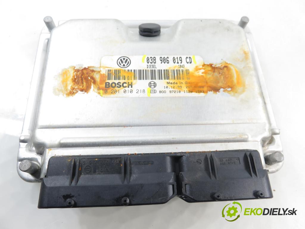 VW PASSAT B5 Variant (3B5) KOMBI 2000 85,00 1.9 TDI - AJM 1896,00 Riadiaca jednotka Motor 0281010218 ; 038906019CD