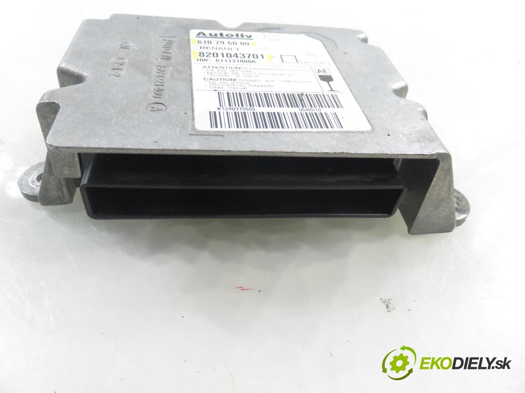 RENAULT MODUS / GRAND MODUS (F/JP0_) MINIVAN 2010 63,00 1.5 dCi (FP0F, JP0F) - K9K 766 1461,00 MODUL air BAG 610796000 ; 8201043701