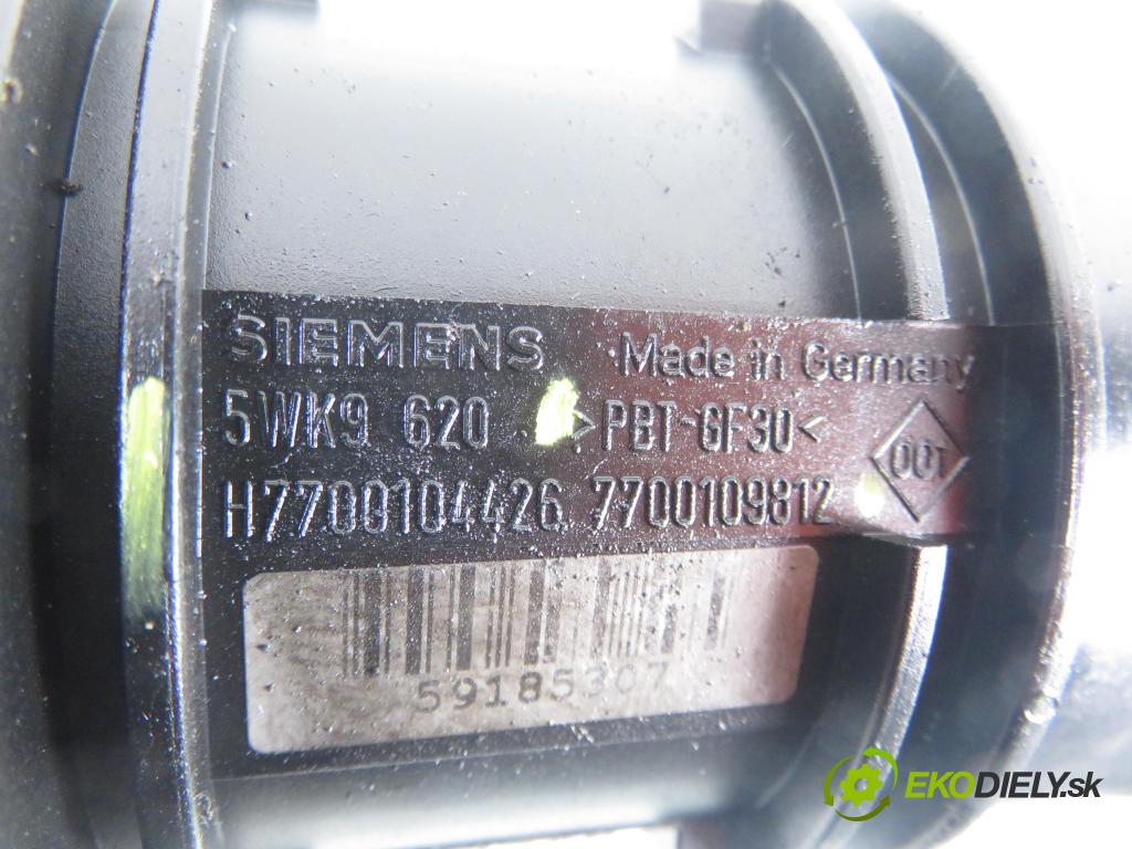 RENAULT MEGANE I (BA0/1_) HB 2000 72,00 1.9 dTi 98 - F9Q 736 1870,00 váha vzduchu vzduchu 5WK9620 ; 7700104426 ; 7700109812