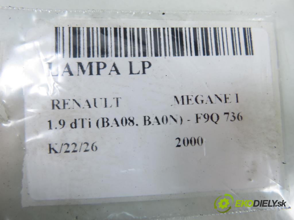 RENAULT MEGANE I (BA0/1_) HB 2000 72,00 1.9 dTi 98 - F9Q 736 1870,00 Svetlo LP 7700427874D