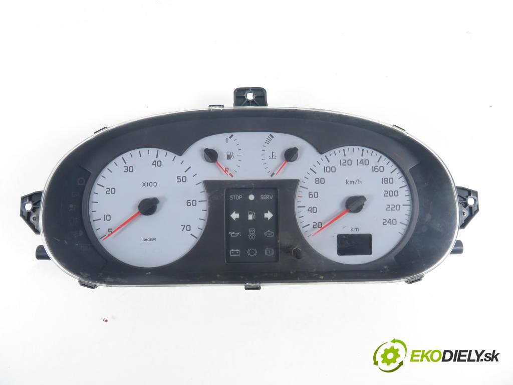 RENAULT MEGANE I (BA0/1_) HB 2000 72,00 1.9 dTi 98 - F9Q 736 1870,00 Prístrojovka elektrický 8200038779 ; P8200038779