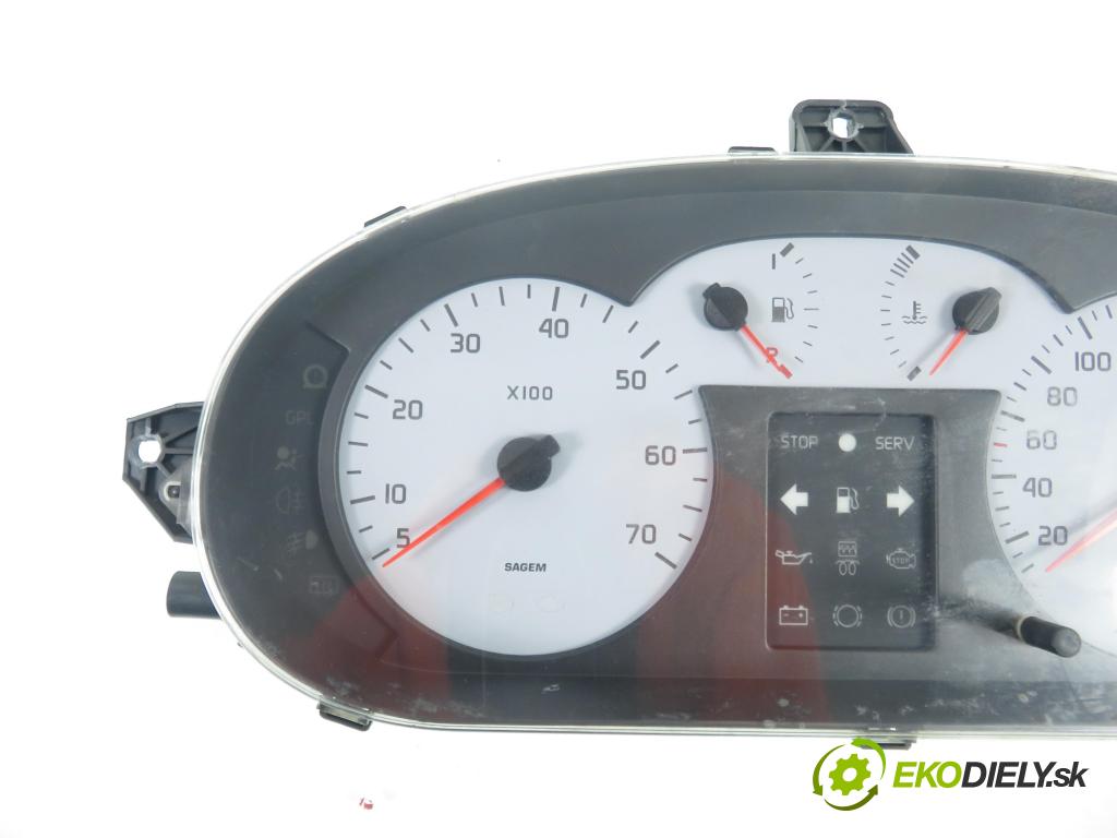 RENAULT MEGANE I (BA0/1_) HB 2000 72,00 1.9 dTi 98 - F9Q 736 1870,00 Prístrojovka elektrický 8200038779 ; P8200038779