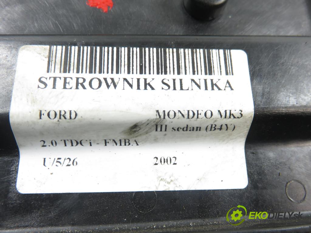 FORD MONDEO III sedan (B4Y) SEDAN 2002 96,00 2.0 TDCi - FMBA 1998,00 Riadiaca jednotka Motor 2S7Q9F954EC