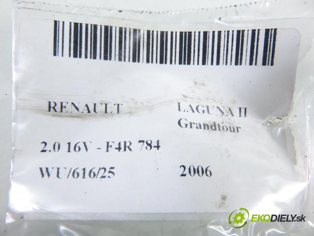 RENAULT LAGUNA II Grandtour (KG0/1_) KOMBI 2006 125,00 2.0 16V - F4R 784 1998,00 Škrtiaca klapka 408239821002 ; 8200243886 (Škrtiaca klapka)