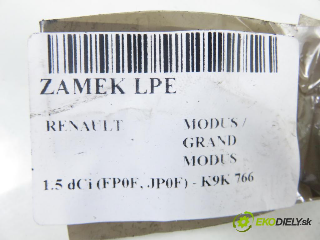 RENAULT MODUS / GRAND MODUS (F/JP0_) MINIVAN 2010 63,00 1.5 dCi (FP0F, JP0F) - K9K 766 1461,00 zámok