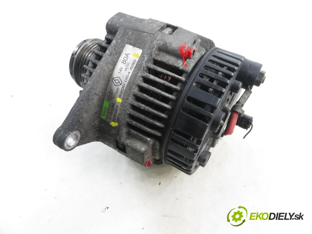 RENAULT MEGANE I (BA0/1_) HB 2000 72,00 1.9 dTi 98 - F9Q 736 1870,00 Alternátor 8200064685 ; 2542495A (Alternátor)