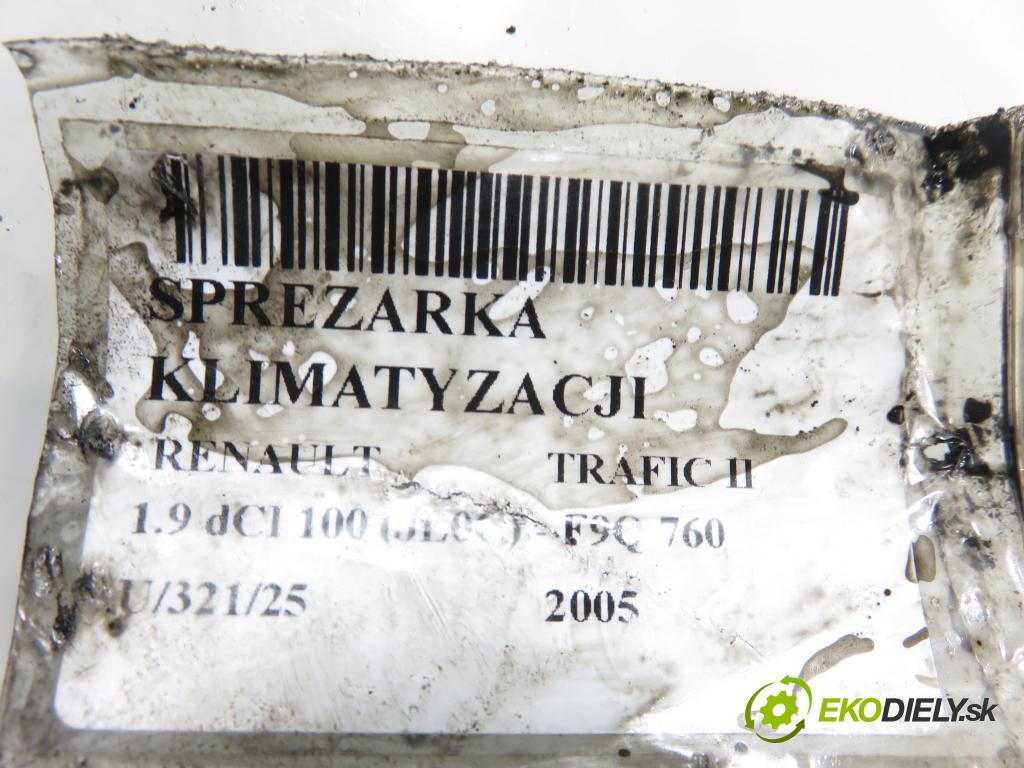 AUDI A4 (8E2, B6) SEDAN 2001 96,00 1.9 TDI PD 130 - AWX 1896,00 KOMPRESOR: klimatizácie 4472208424 (Kompresor klimatizácie)