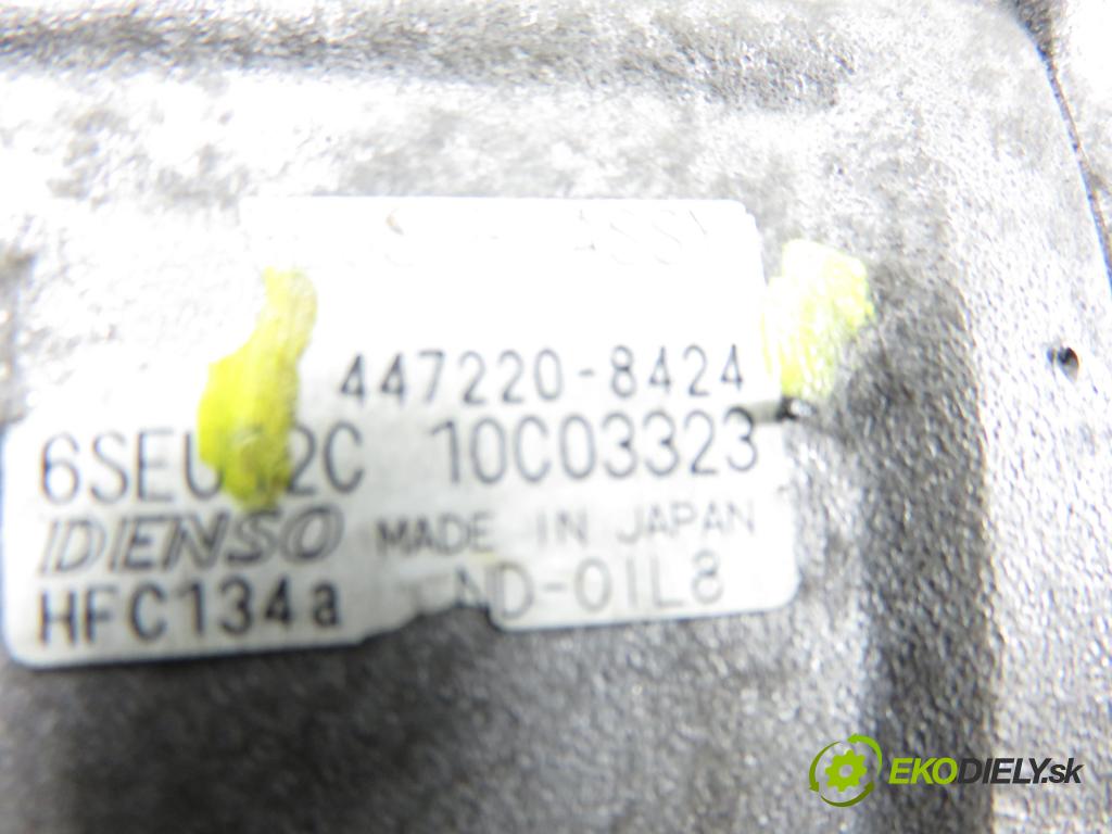 AUDI A4 (8E2, B6) SEDAN 2001 96,00 1.9 TDI PD 130 - AWX 1896,00 KOMPRESOR: klimatizácie 4472208424 (Kompresor klimatizácie)