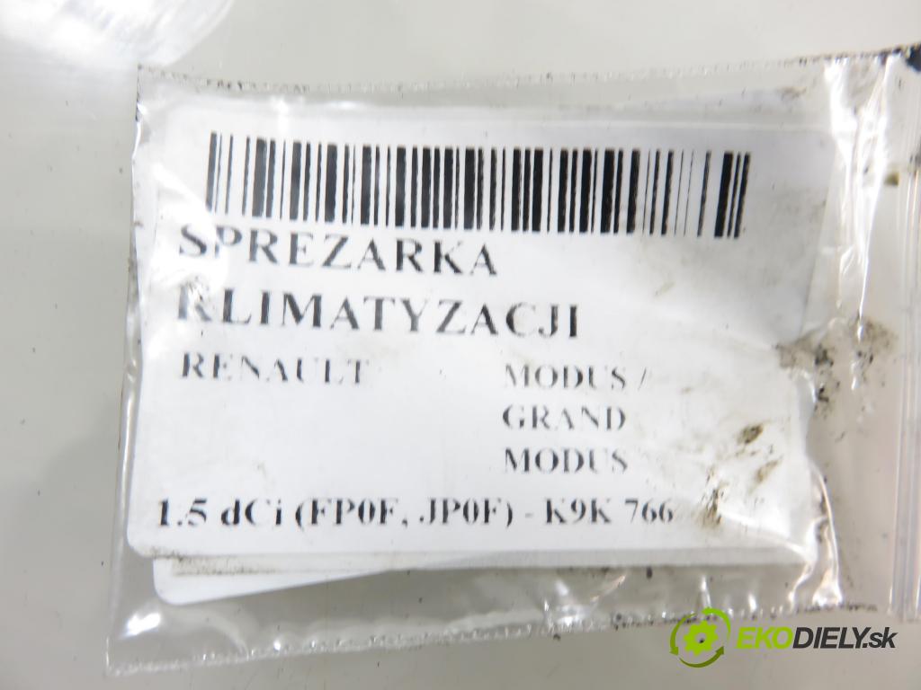 RENAULT MODUS / GRAND MODUS (F/JP0_) MINIVAN 2010 63,00 1.5 dCi (FP0F, JP0F) - K9K 766 1461,00 KOMPRESOR: klimatizácie  (Kompresor klimatizácie)