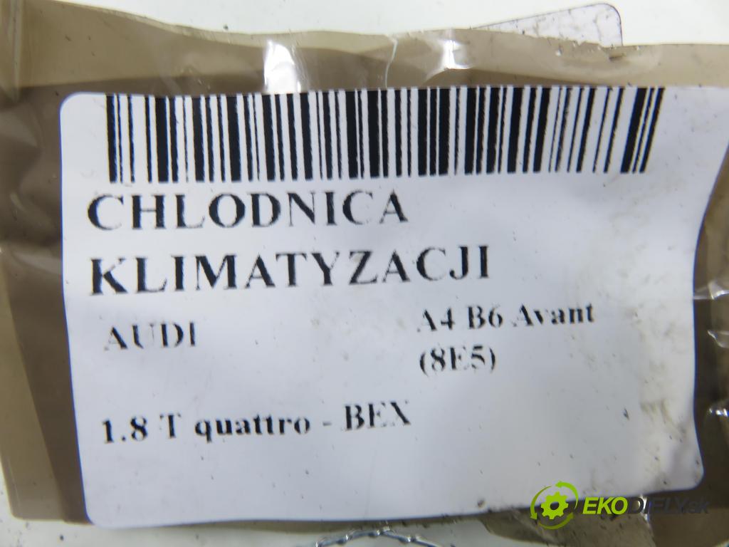 AUDI A4 Avant (8E5, B6) KOMBI 2004 140,00 1.8 T quattro - BEX 1781,00 chladič klimatizácie 8E0260401D ; MF4467005691 (Chladič klimatizácie)