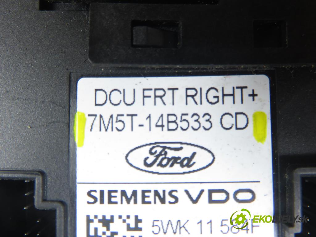 FORD KUGA I SUV 2009 100,00 2.0 TDCi 4x4 - G6DG 1997,00 Mechanizmus okien 7M51R203A28DB ; 7M5T14B533CD