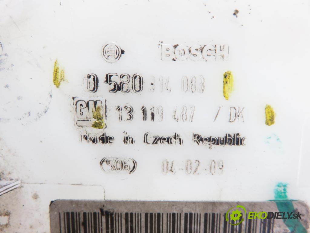 OPEL ASTRA H (A04) HB 2005 66,00 1.4 - Z 14 XEP 1364,00 Pumpa paliva 13119487DK ; 0580314083