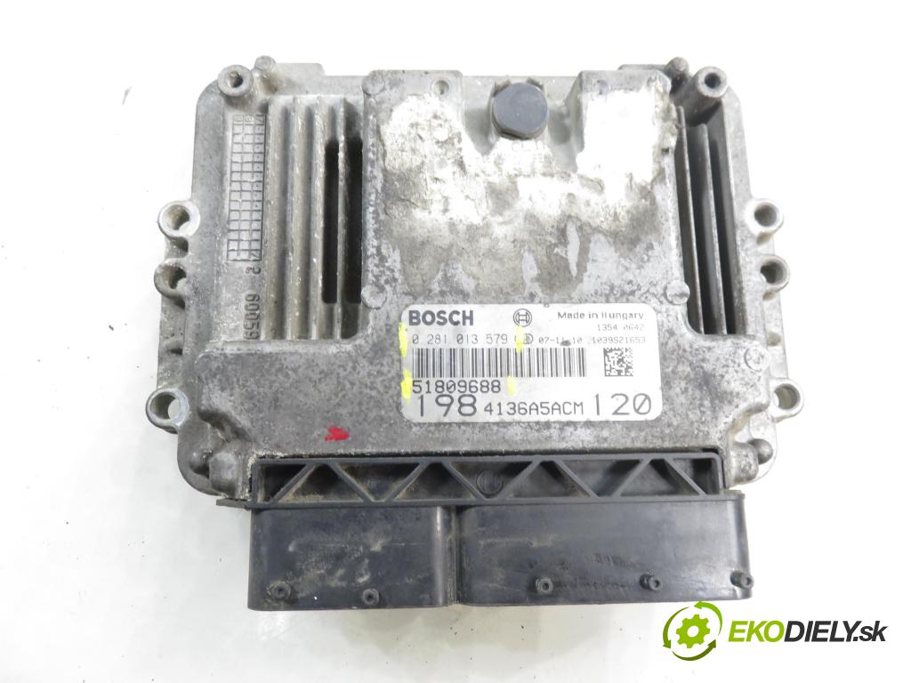 FIAT BRAVO II (198_) HB 2008 88,00 1.9 D Multijet - 192 A8.000 1910,00 Riadiaca jednotka Motor 51809688 ; 0281013579