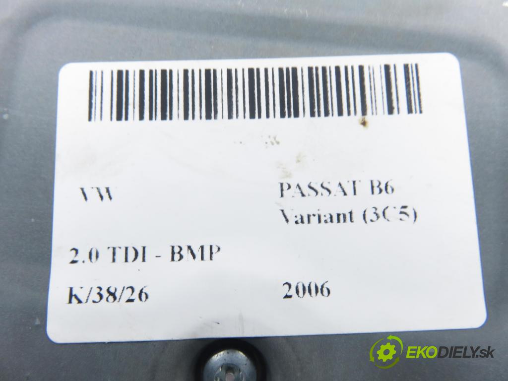 VW PASSAT B6 Variant (3C5) KOMBI 2006 103,00 2.0 TDI PD 8V 140 - BMP 1968,00 Riadiaca jednotka brzdy MANUÁLNY: 3C0907801B