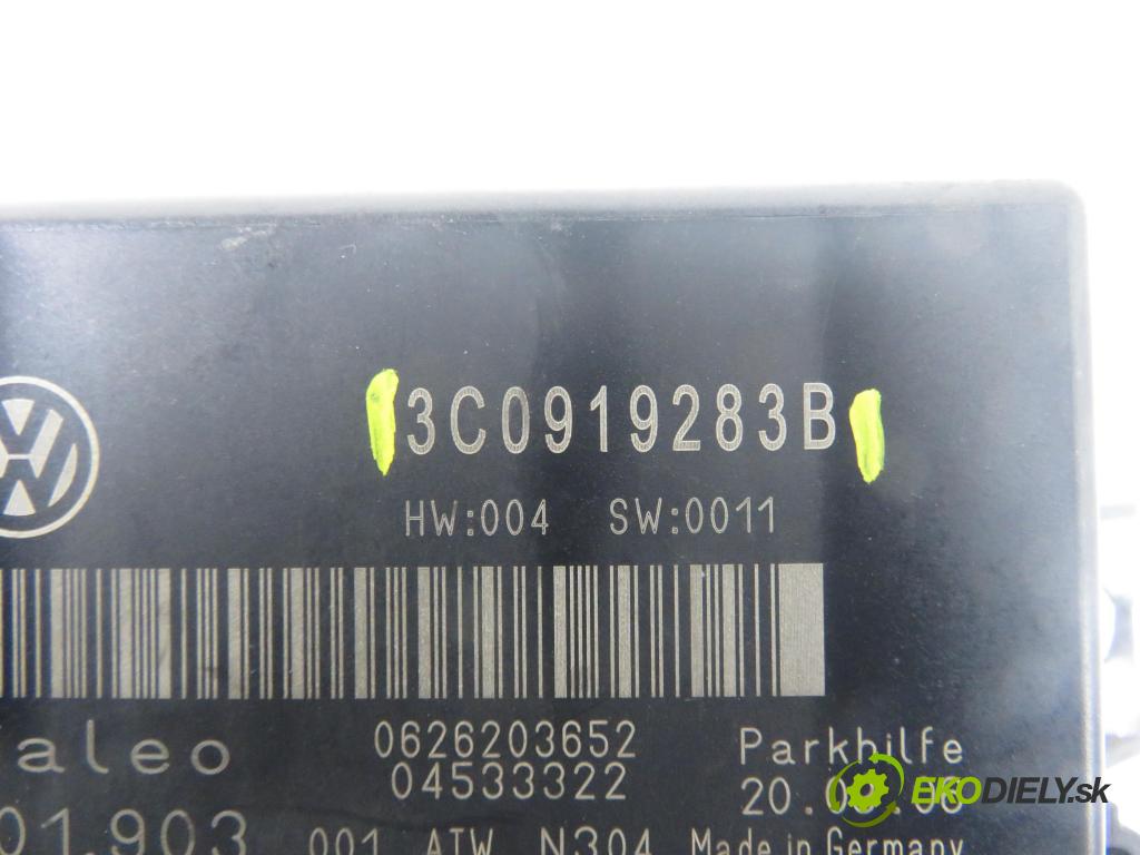 VW PASSAT B6 Variant (3C5) KOMBI 2006 103,00 2.0 TDI PD 8V 140 - BMP 1968,00 MODUL 3C0919283B