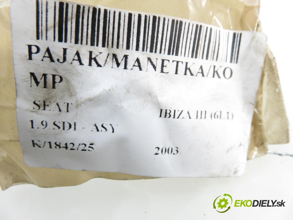 SEAT IBIZA III (6L1) HB 2003 47,00 1.9 SDI - ASY 1896,00 páčka/prepínač 283396 ; 6Q0953503AD ; 203257