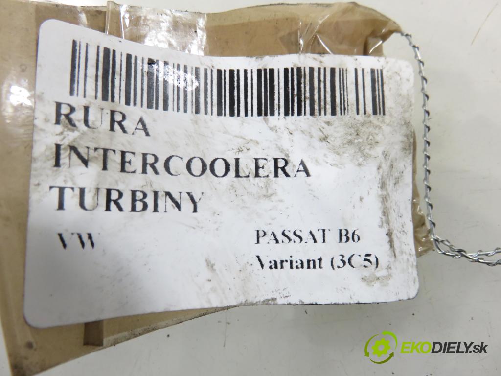 VW PASSAT B6 Variant (3C5) KOMBI 2006 103,00 2.0 TDI PD 8V 140 - BMP 1968,00 Rúra intercoolera turba 3C0145940H