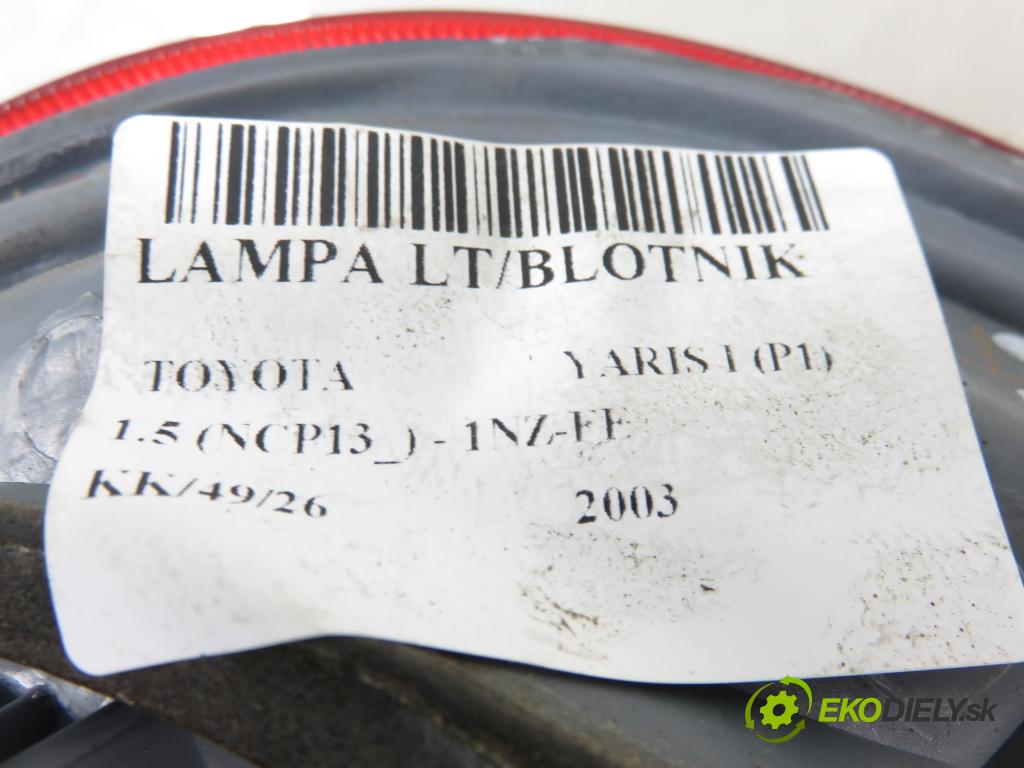 TOYOTA YARIS (_P1_) HB 2003 0,00 1.5 (NCP13_) - 1NZ-FE 1497,00 Svetlo ľavé zadné 