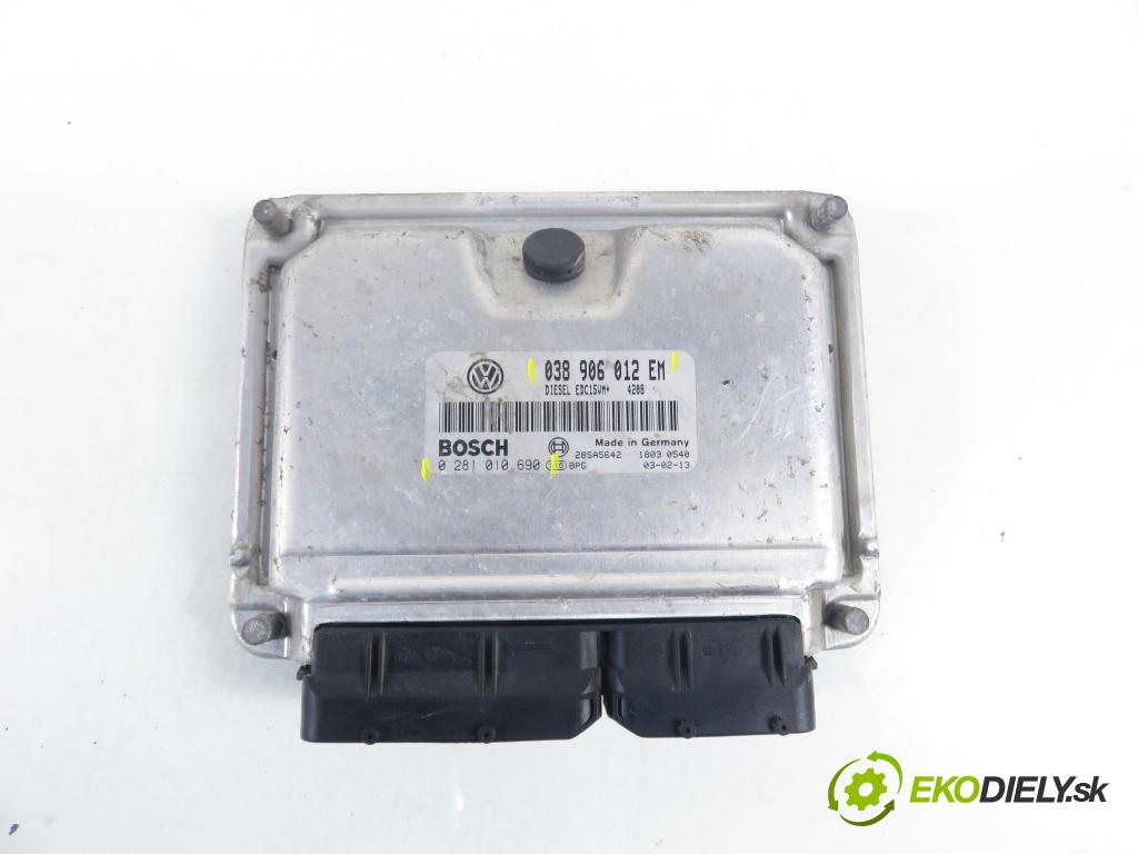 SEAT IBIZA III (6L1) HB 2003 47,00 1.9 SDI - ASY 1896,00 Riadiaca jednotka Motor 038906012EM ; 0281010690