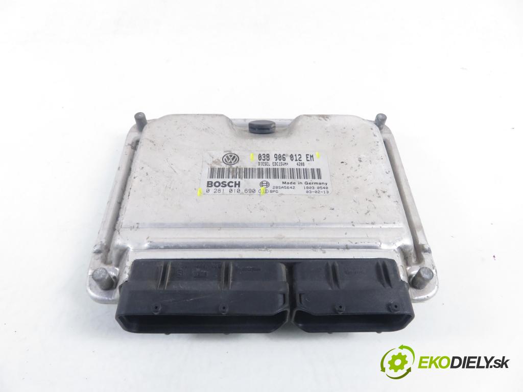 SEAT IBIZA III (6L1) HB 2003 47,00 1.9 SDI - ASY 1896,00 Riadiaca jednotka Motor 038906012EM ; 0281010690