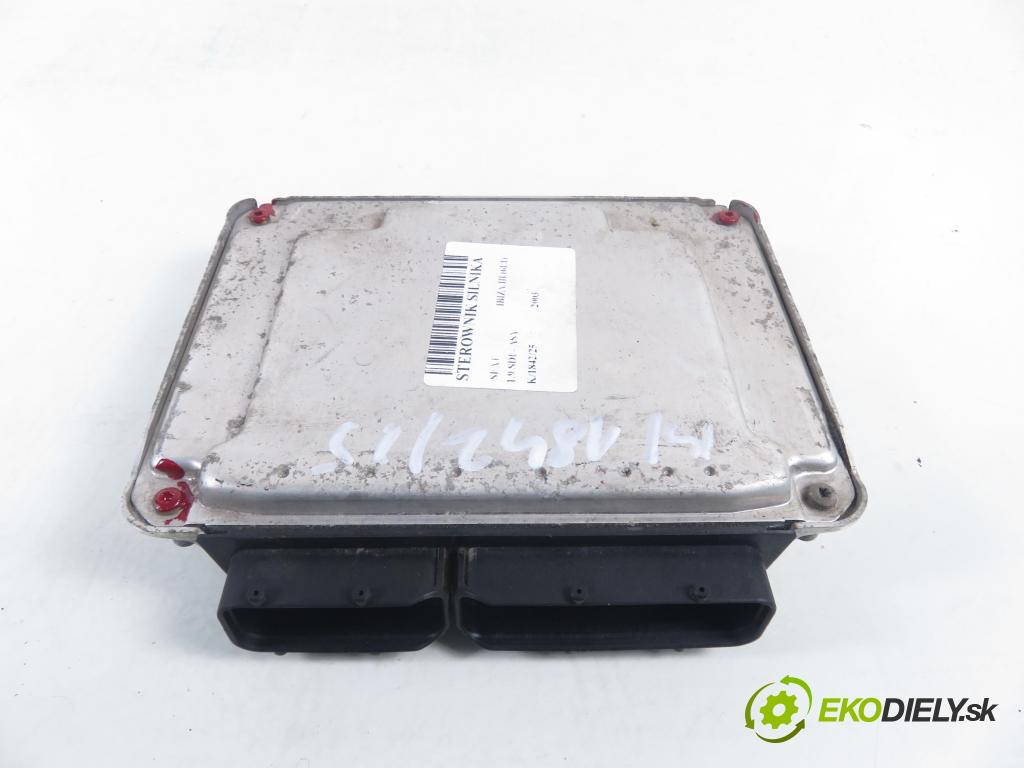 SEAT IBIZA III (6L1) HB 2003 47,00 1.9 SDI - ASY 1896,00 Riadiaca jednotka Motor 038906012EM ; 0281010690
