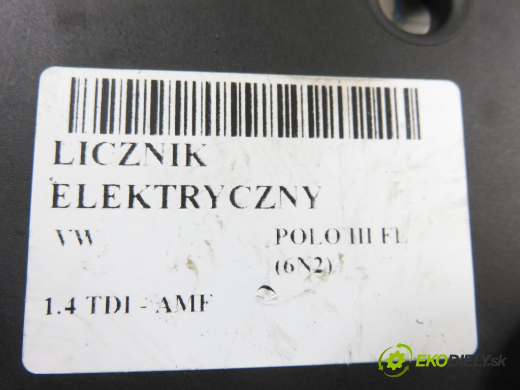 VW POLO (6N2) HB 2001 55,00 1.4 TDI - AMF 1422,00 Prístrojovka elektrický 6N0920804M