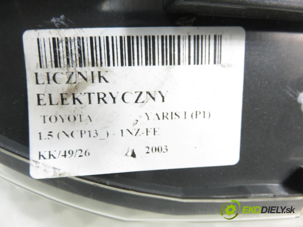 TOYOTA YARIS (_P1_) HB 2003 0,00 1.5 (NCP13_) - 1NZ-FE 1497,00 Prístrojovka elektrický 8380052330 ; 82346001
