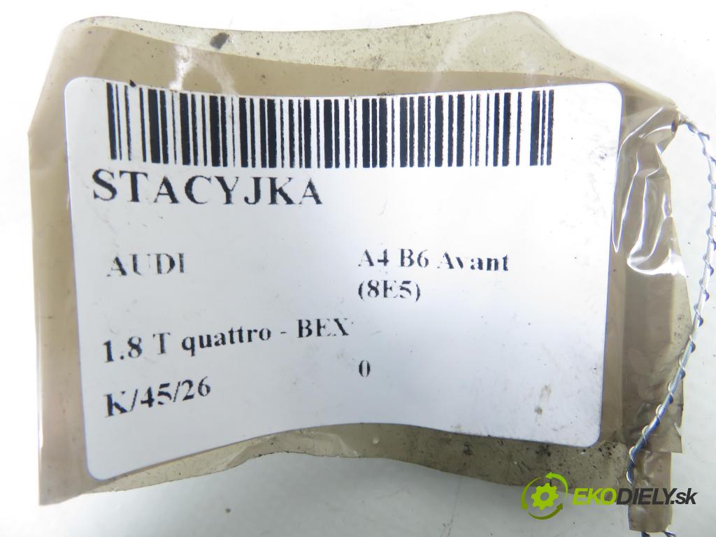 AUDI A4 Avant (8E5, B6) KOMBI 2004 140,00 1.8 T quattro - BEX 1781,00 spinačka 4B0905851G (Spínacia skrinka)