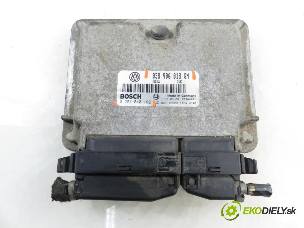 SKODA OCTAVIA I (1U2) LIFTBACK 2000 81,00 1.9 TDI - AHF 1896,00 Riadiaca jednotka Motor 038906018GN ; 0281010182