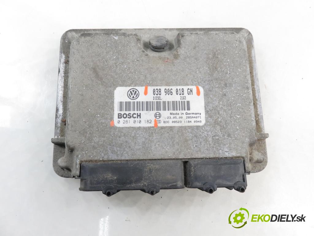 SKODA OCTAVIA I (1U2) LIFTBACK 2000 81,00 1.9 TDI - AHF 1896,00 Riadiaca jednotka Motor 038906018GN ; 0281010182