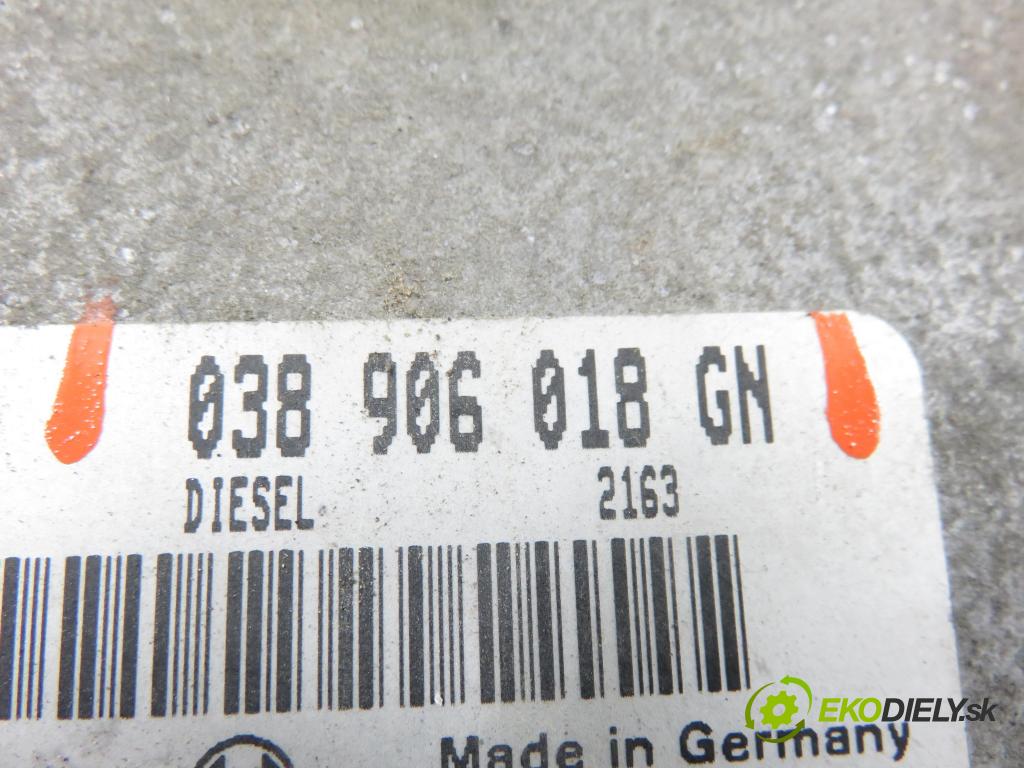 SKODA OCTAVIA I (1U2) LIFTBACK 2000 81,00 1.9 TDI - AHF 1896,00 Riadiaca jednotka Motor 038906018GN ; 0281010182