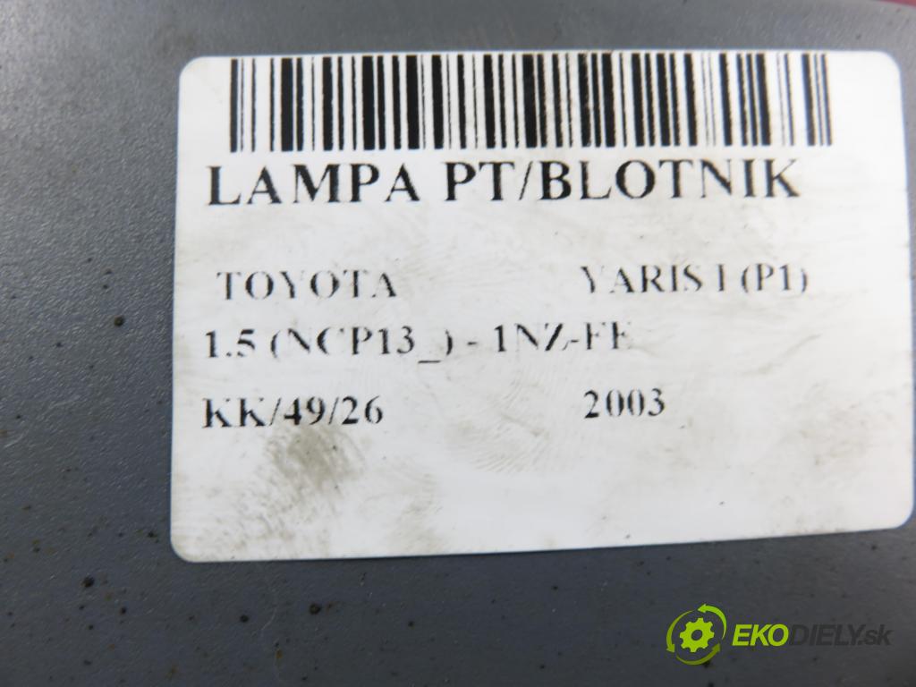 TOYOTA YARIS (_P1_) HB 2003 0,00 1.5 (NCP13_) - 1NZ-FE 1497,00 Svetlo pravé zadné 