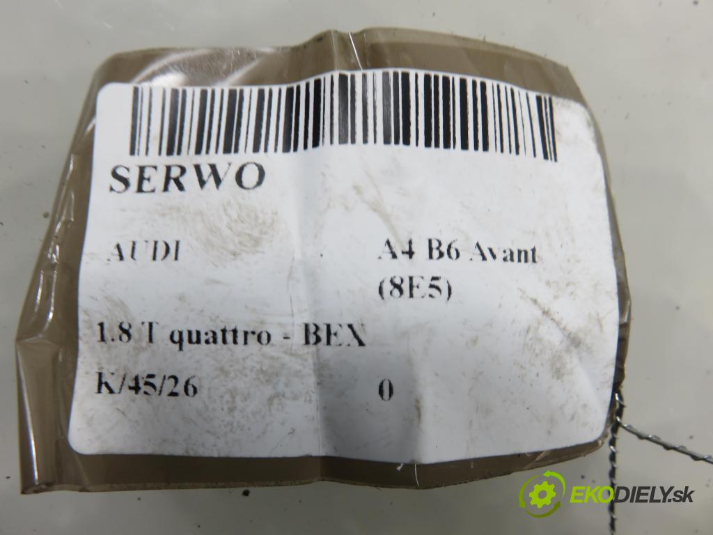 AUDI A4 Avant (8E5, B6) KOMBI 2004 140,00 1.8 T quattro - BEX 1781,00 Posilovač 8E0612105N ; 03785942014 (Servočerpadlo)