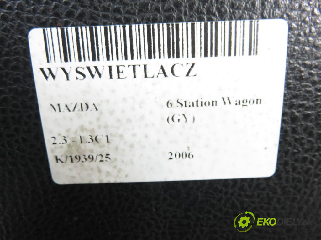 MAZDA 6 Station Wagon (GY) KOMBI 2006 122,00 2.3 - L3C1 2261,00 ZOBRAZIT: CADM45912A