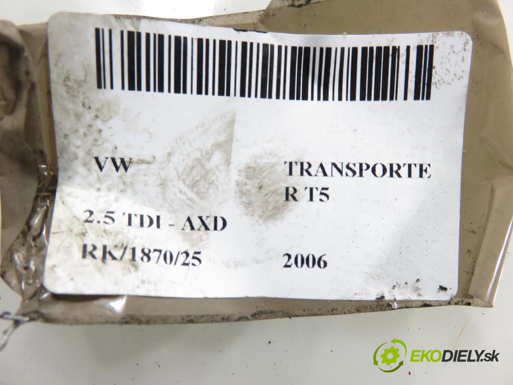 VW TRANSPORTER V Skrzynia (7HA, 7HH, 7EA, 7EH) FURGON 2006 96,00 2.5 TDI - AXD 2461,00 Pumpa paliva 7H0919050C