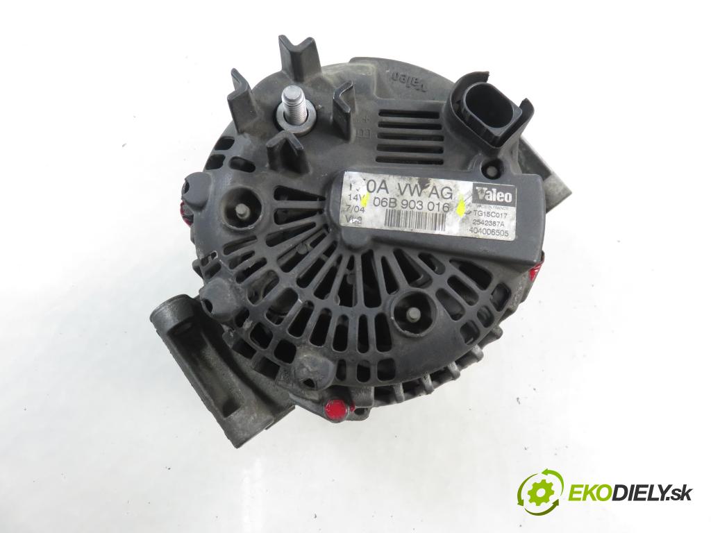 AUDI A4 Avant (8E5, B6) KOMBI 2004 140,00 1.8 T quattro - BEX 1781,00 Alternátor 06B903016 (Alternátor)