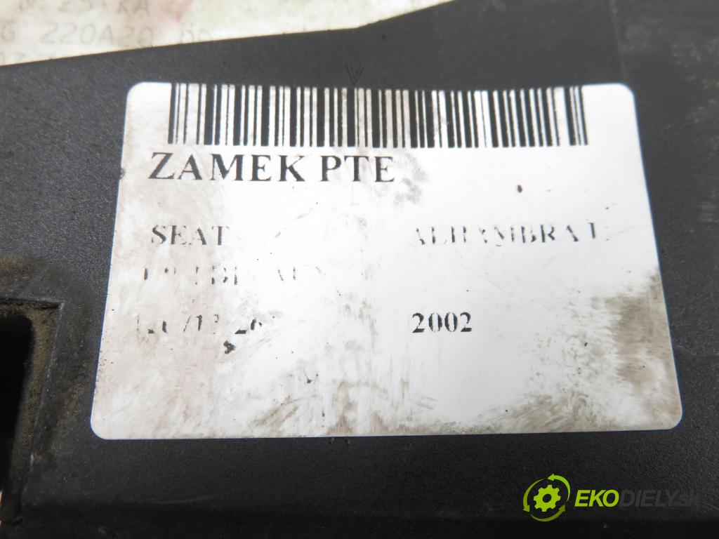 SEAT ALHAMBRA (7V8, 7V9) MINIVAN 2002 85,00 1.9 TDI PD 115 - AUY 1896,00 zámok PTE 