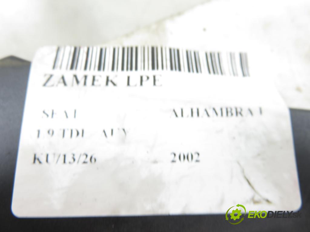 SEAT ALHAMBRA (7V8, 7V9) MINIVAN 2002 85,00 1.9 TDI PD 115 - AUY 1896,00 zámok 