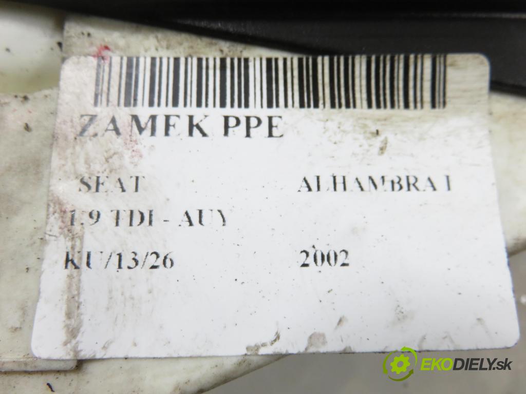 SEAT ALHAMBRA (7V8, 7V9) MINIVAN 2002 85,00 1.9 TDI PD 115 - AUY 1896,00 zámok 