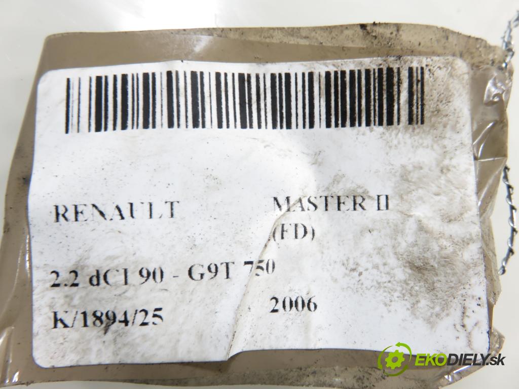 RENAULT MASTER II Skrzynia (FD) FURGON 2006 66,00 2.2 dCI 90 - G9T 750 2188,00 senzor hladiny paliva 82002583508