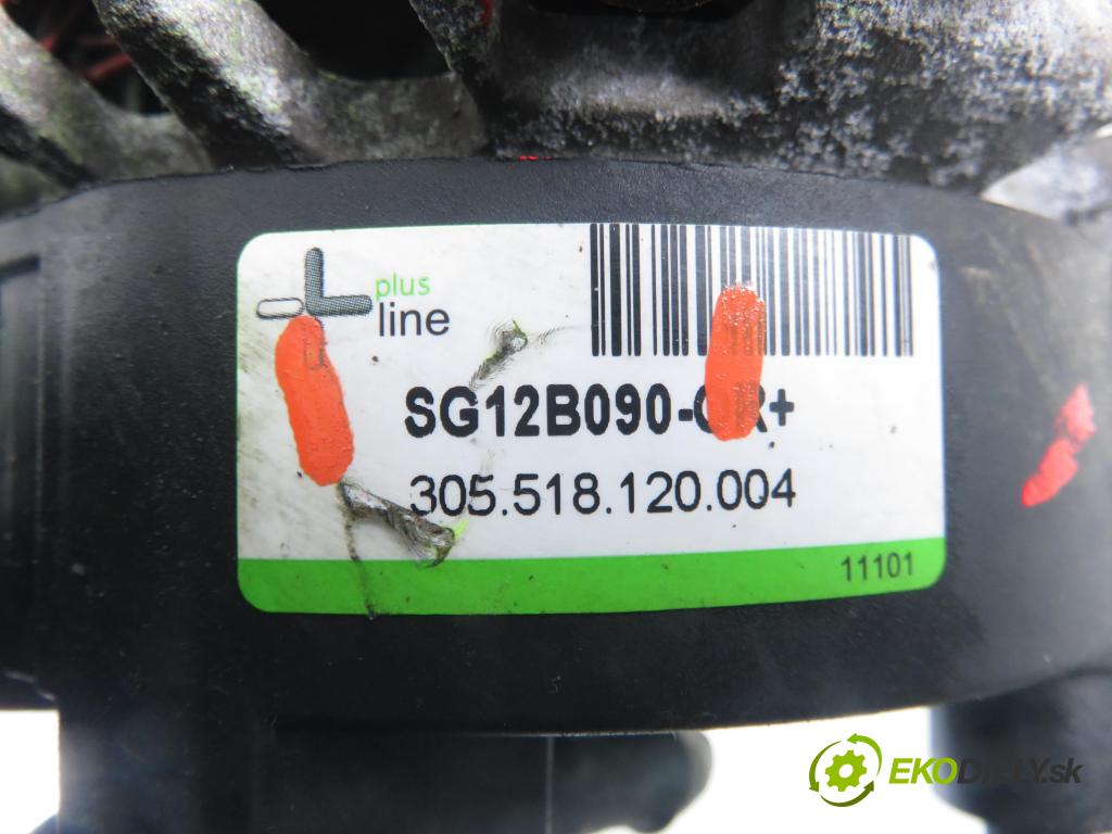 SEAT IBIZA III (6L1) HB 2003 47,00 1.9 SDI - ASY 1896,00 Alternátor SG12B090 (Alternátor)