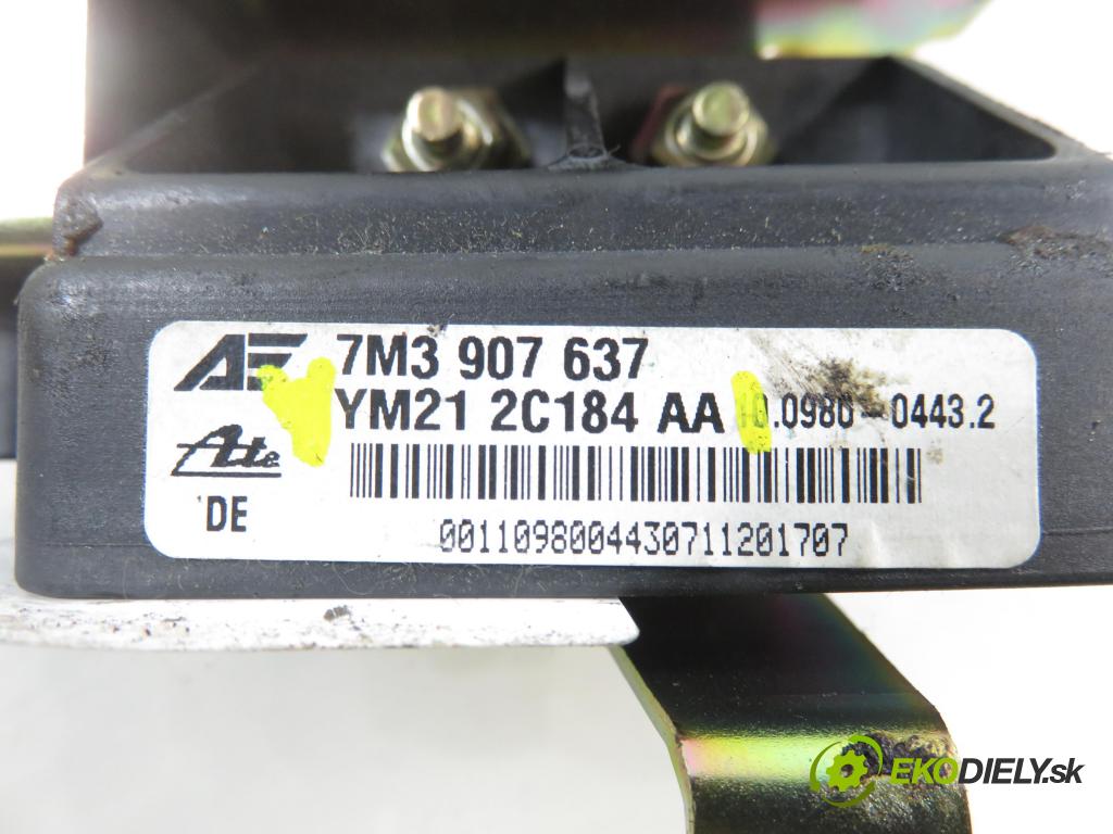 SEAT ALHAMBRA (7V8, 7V9) MINIVAN 2002 85,00 1.9 TDI PD 115 - AUY 1896,00 Snímač ESP YM212C184AA ; 1J0907651A