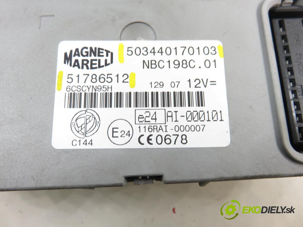 FIAT BRAVO II (198_) HB 2007 66,00 1.4 - 192 B2.000 1368,00 MODUL BSI 51786512 ; 503440170103