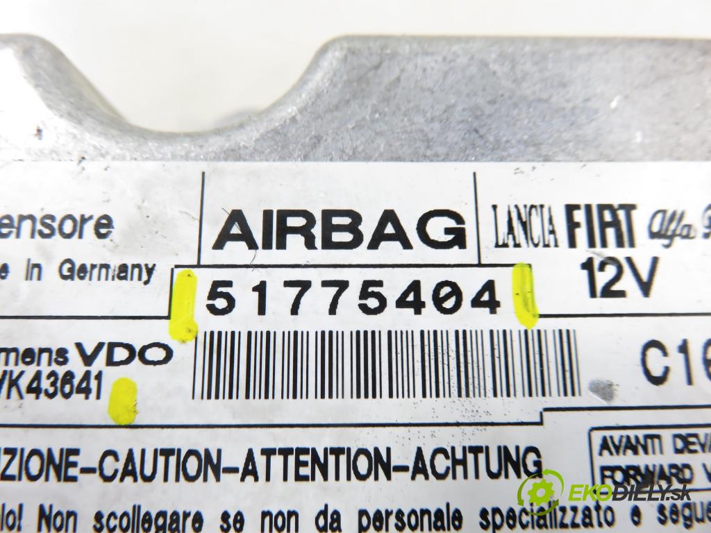 FIAT BRAVO II (198_) HB 2007 66,00 1.4 - 192 B2.000 1368,00 MODUL air BAG 51775404 ; 5WK43641