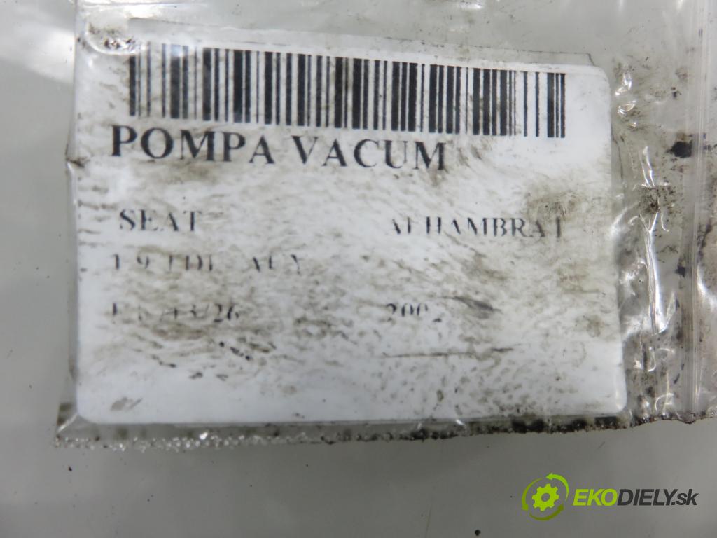 SEAT ALHAMBRA (7V8, 7V9) MINIVAN 2002 85,00 1.9 TDI PD 115 - AUY 1896,00 Pumpa vákuová 038145209A